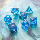 Blue Smoke Dice Set