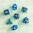 Blue Smoke Dice Set