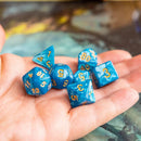 Sky Blue Pearl Dice Set