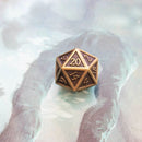 Full Gold Metal Dice Set