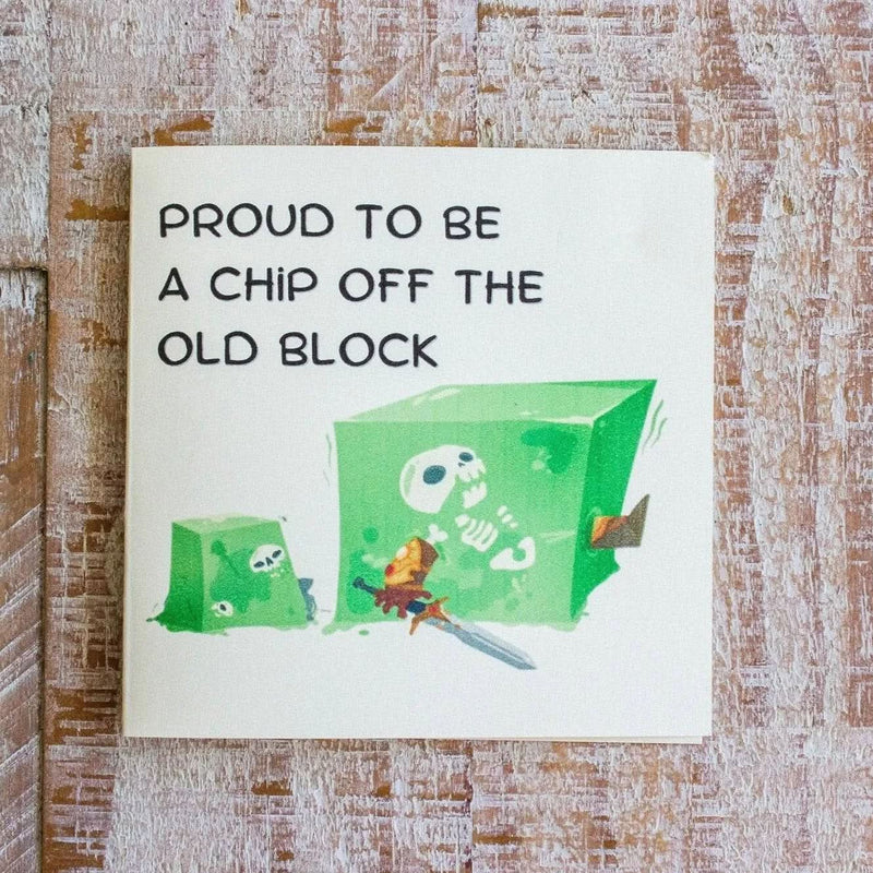 Birthday Card Gelatinous Cube