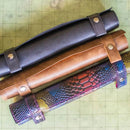 PU Leather Scroll Dice Tray/Bag