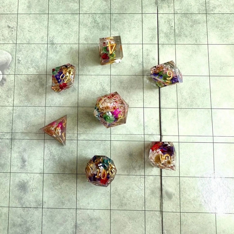 Flower Sharps Dice