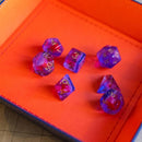 Pink Snails Dice Set