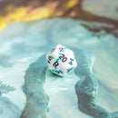 Splatter Green Dice Set