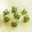 Jade Shimmer Dice Set