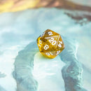 Yellow Smoke Dice Set