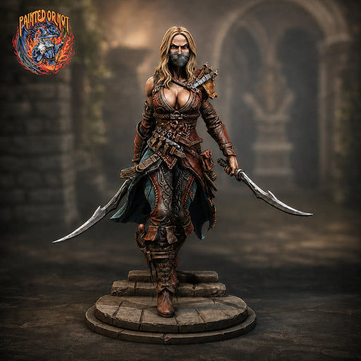 Masked Assassin Miniature STL | Zylah Rogue | Digital Download - Only-Games
