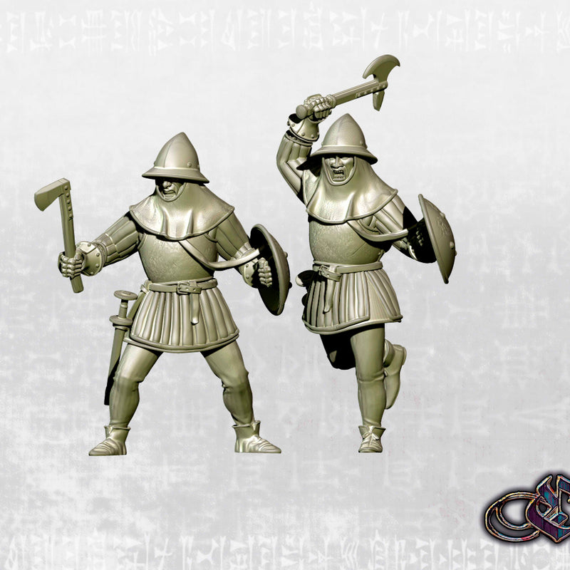 "Garrison of Andrade's Tower" - Castile Crown - 150 Ballads Castilla Oscura Knightly Retinue (34mm to the eye)