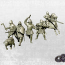 "Garrison of Andrade's Tower" - Castile Crown - 150 Ballads Castilla Oscura Knightly Retinue (34mm to the eye)