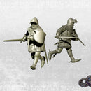 "Garrison of Andrade's Tower" - Castile Crown - 150 Ballads Castilla Oscura Knightly Retinue (34mm to the eye)