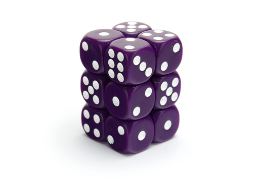 12X16mm Dice Block | Opaque Purple - Only-Games