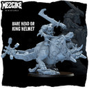 Savage orc warboss on pigosaur (physical miniature) - Only-Games