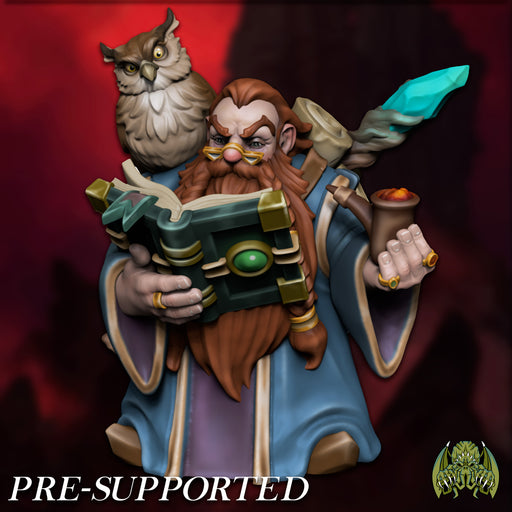 Razak Onyxtoe [PRE-COLORED] Dwarf Wizard - Only-Games