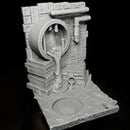 Smelter's Pit [PLUG IN] Lava Forge Diorama Scenery Stand Display - Only-Games