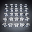 32mm Round Flying Clear Plastic Base - Only-Games