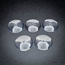 32mm Round Flying Clear Plastic Base - Only-Games