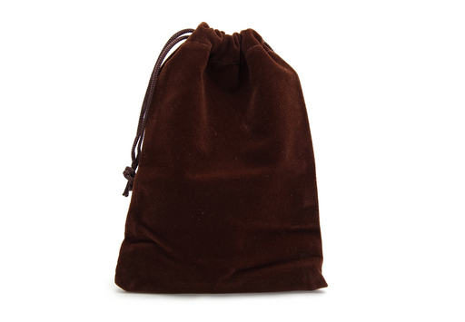Plain Dice Bag - Brown - Only-Games