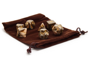 Plain Dice Bag - Brown - Only-Games