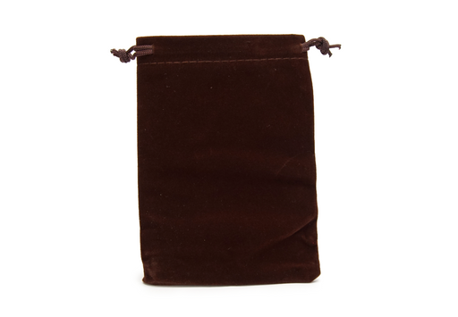 Plain Dice Bag - Brown - Only-Games