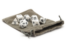 Plain Dice Bag - Grey - Only-Games