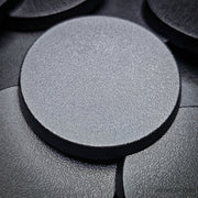 40mm Round Bases | Plain Black Plastic Bases for Wargames| Miniature Wargaming Bases - Only-Games