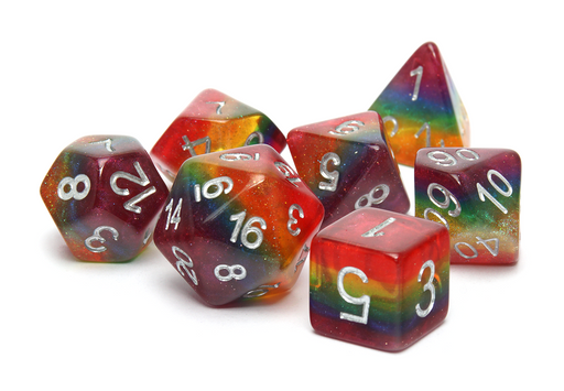 Pride Dice | Glitter Rainbow Flag - Only-Games