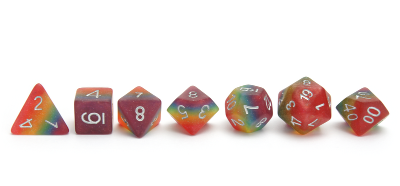 Pride Dice | Matte Rainbow Flag - Only-Games