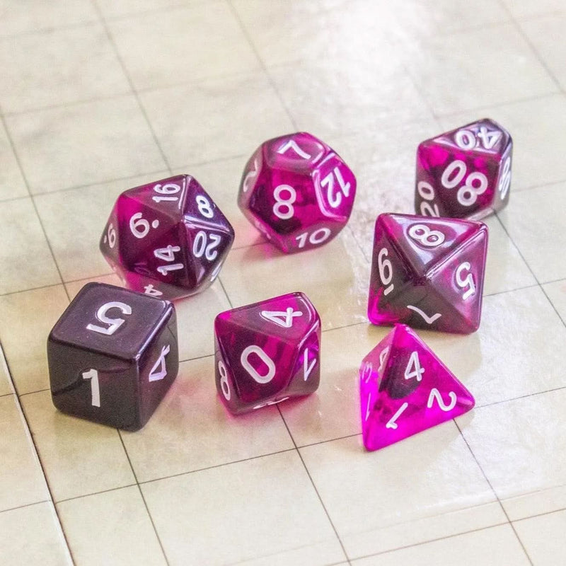 Purple Smoke Dice Set