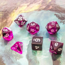 Purple Smoke Dice Set