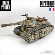 Grim Char 2C Heavy Tank | WWII inspired sci-fi battle tank for Wargaming - Only-Games