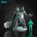 (L 0060) Male ettin monster creature barbarian with a club (Large) - Only-Games