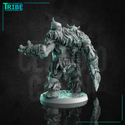 (L 0060) Male ettin monster creature barbarian with a club (Large) - Only-Games