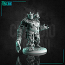 (L 0060) Male ettin monster creature barbarian with a club (Large) - Only-Games