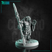 (0249) Male ork monk shaolin with a oriental staff - Only-Games