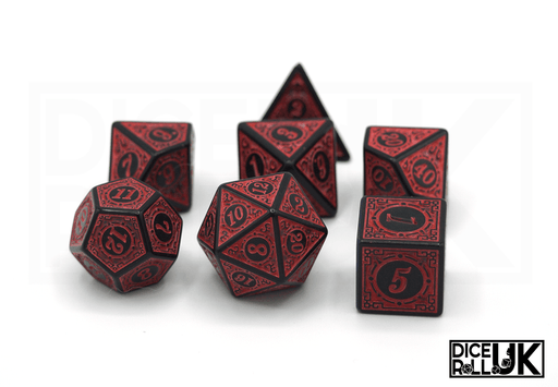 Carved Dice - Red - Only-Games