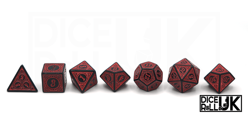 Carved Dice - Red - Only-Games