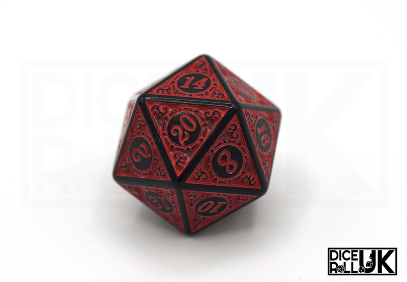 Carved Dice - Red - Only-Games