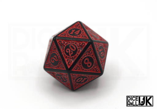 Carved Dice - Red - Only-Games