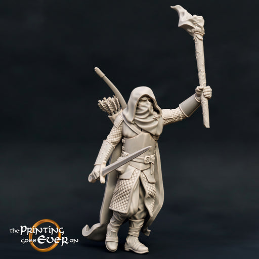 Ranger with Sword and Torch - Only-Games