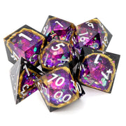 Regal Relic | Geode Dice | 7 Piece Set - Only-Games