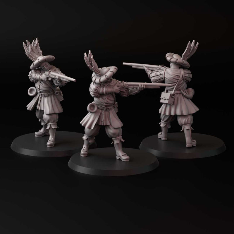Glitzenburg riflemen (3 miniatures) - Only-Games