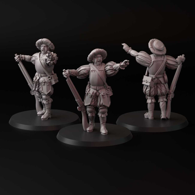 Glitzenburg riflemen (3 miniatures) - Only-Games