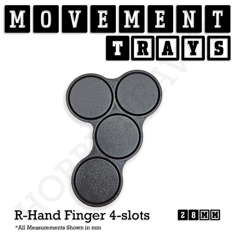 28mm Movement Trays for Tabletop Games | Wargaming | Full Range - Only-Games
