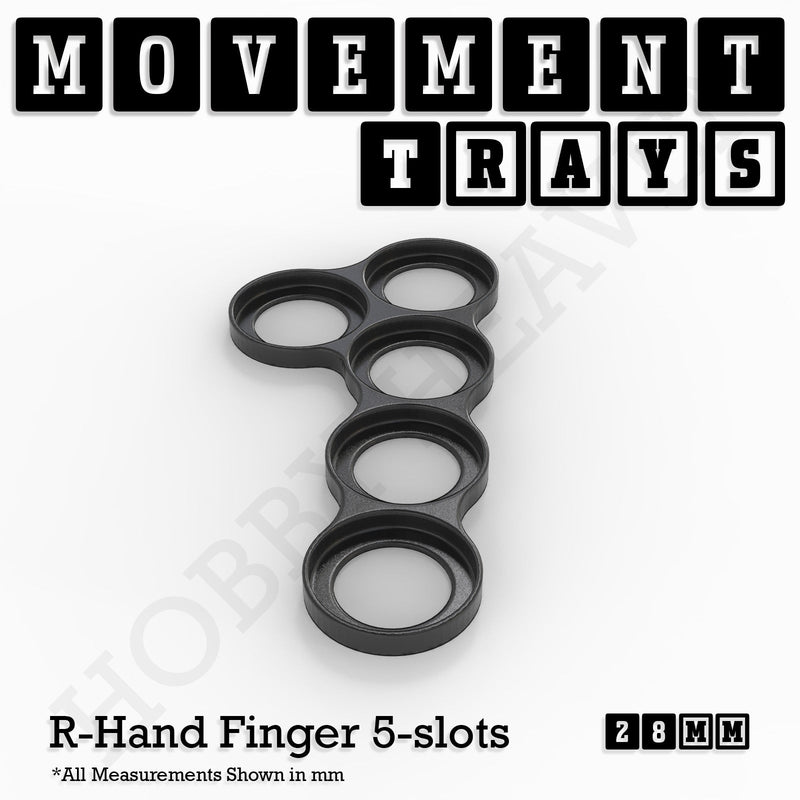 28mm Movement Trays for Tabletop Games | Wargaming | Full Range - Only-Games
