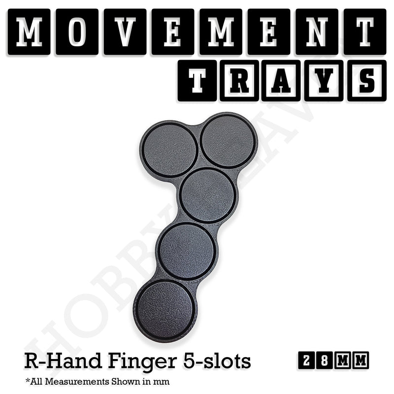 28mm Movement Trays for Tabletop Games | Wargaming | Full Range - Only-Games