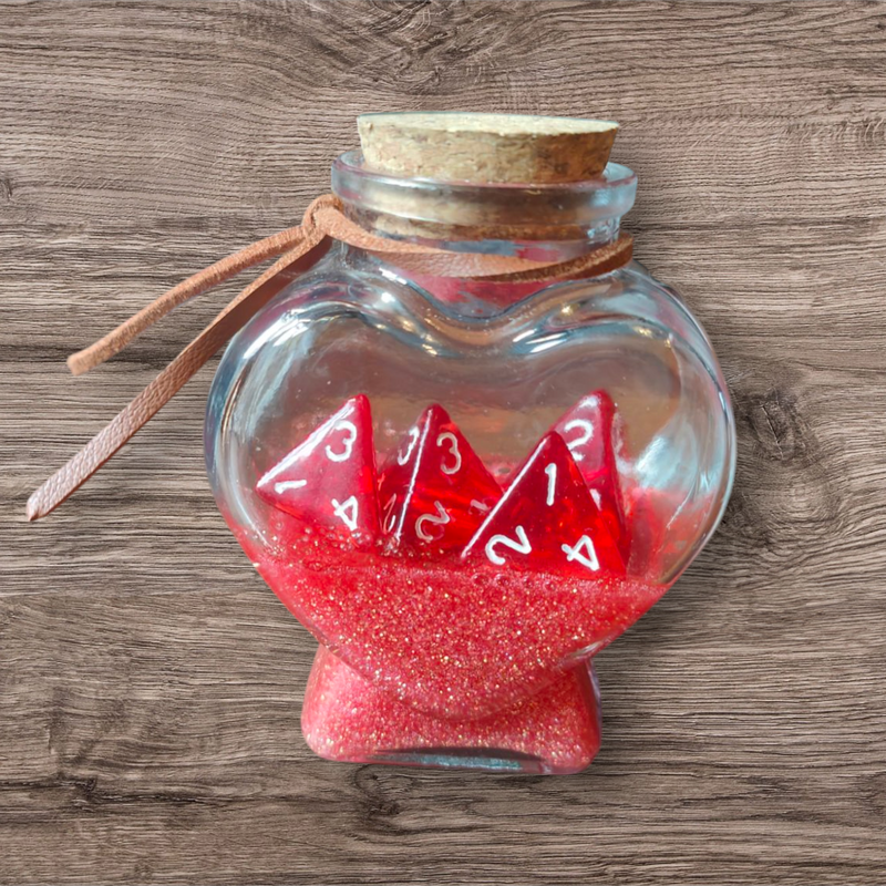 D&D Potion Of Healing Mana Health D4 Bottle Dice Prop Glass Health - Only-Games