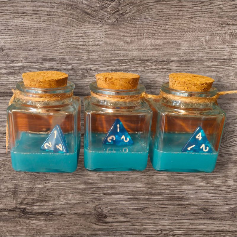 D&D Potion Of Healing Mana Health D4 Bottle Dice Prop Glass Health - Only-Games