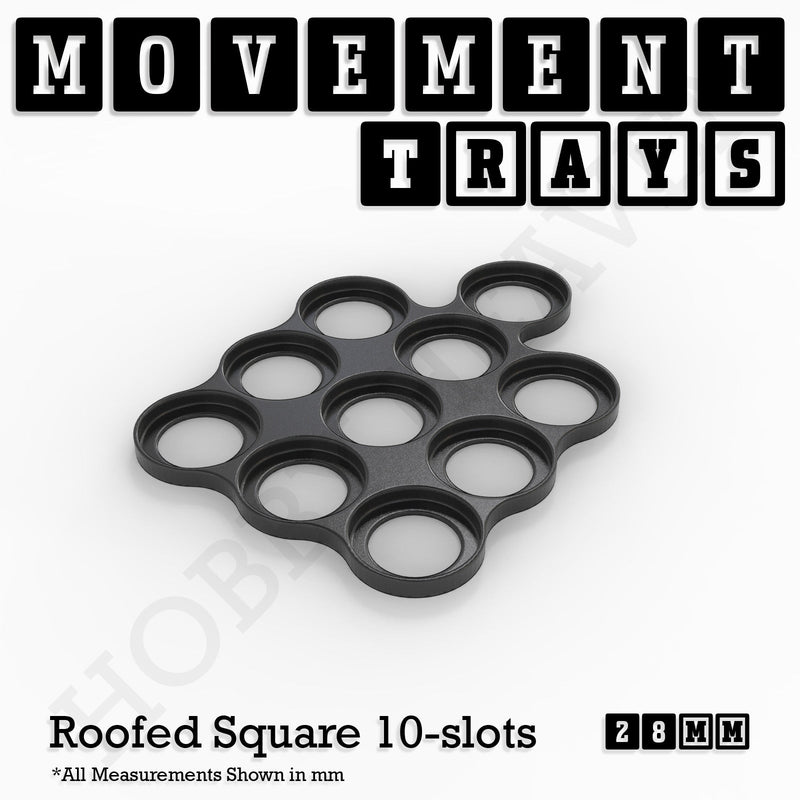 28mm Movement Trays for Tabletop Games | Wargaming | Full Range - Only-Games