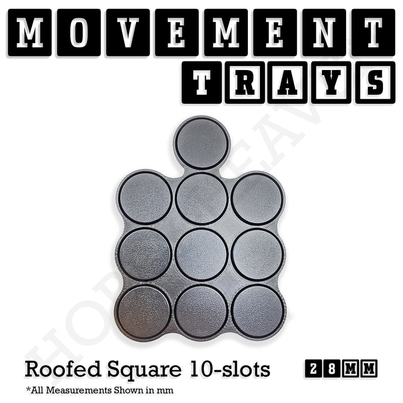 28mm Movement Trays for Tabletop Games | Wargaming | Full Range - Only-Games